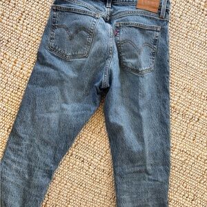 Levi's Wedgie Slim Straight Blue Jeans